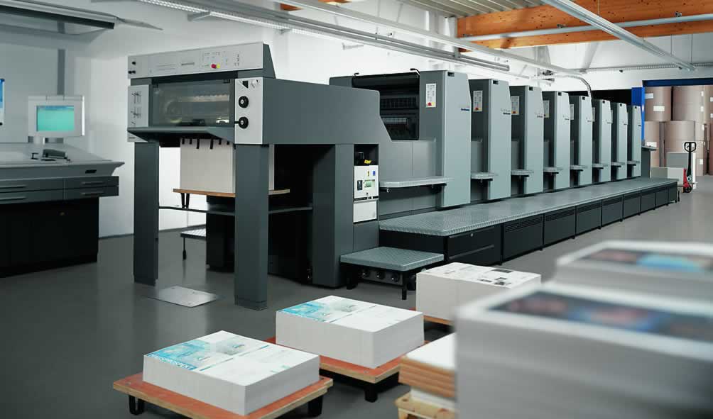 海德堡八色印刷機