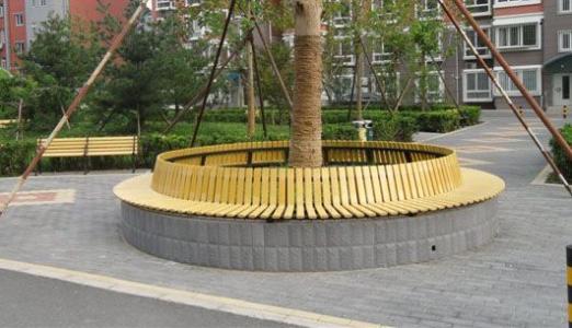 石景山中學圍樹墻