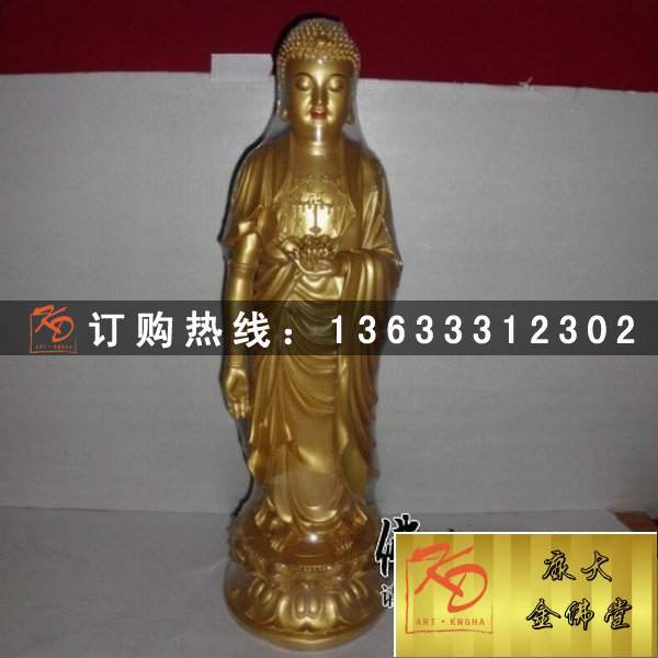 玻璃钢三宝佛，玻璃钢彩绘雕塑 (26).jpg