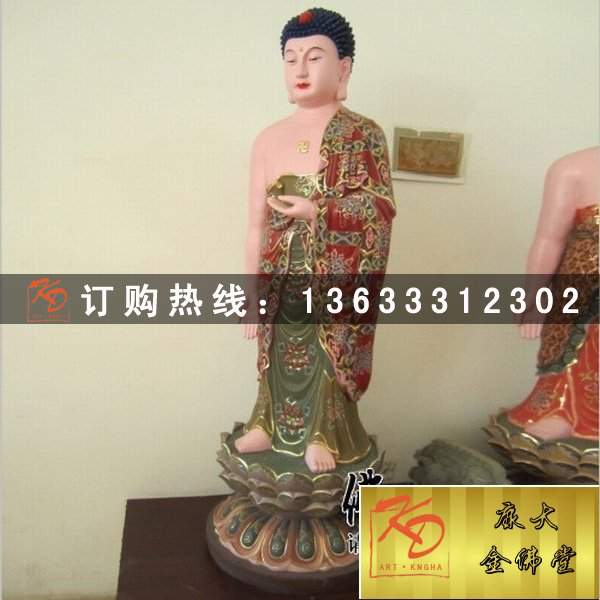 玻璃钢三宝佛，玻璃钢彩绘雕塑 (32).jpg