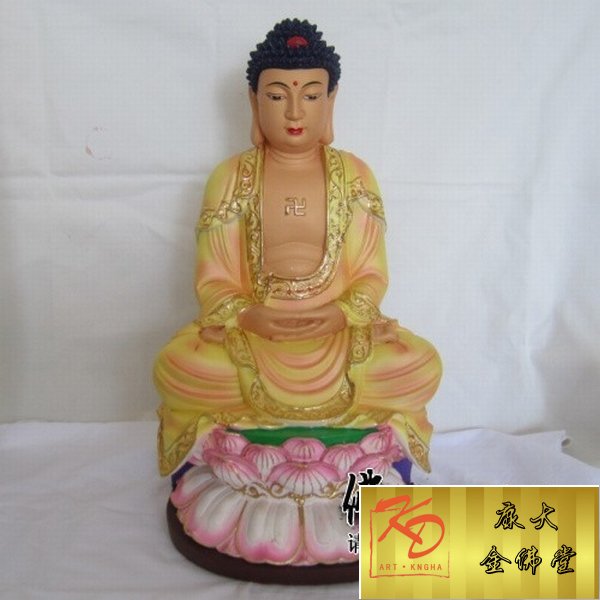 玻璃钢三宝佛，玻璃钢彩绘雕塑 (14).jpg
