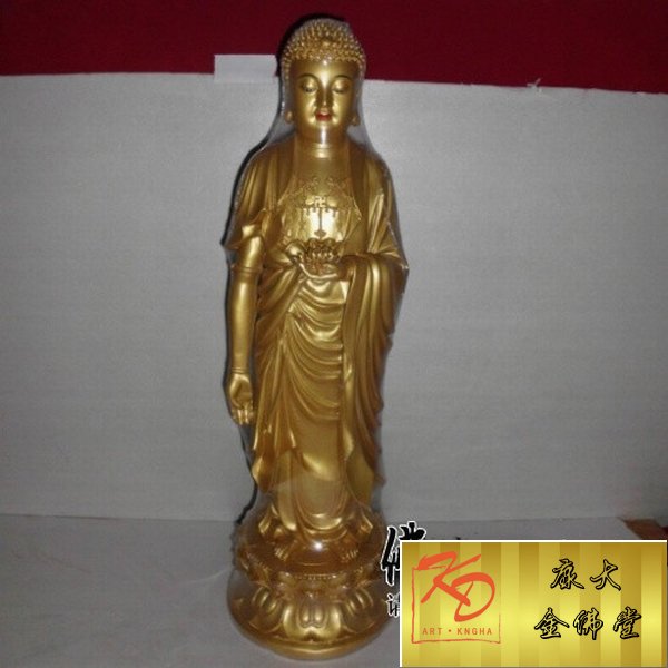 玻璃钢三宝佛，玻璃钢彩绘雕塑 (26).jpg