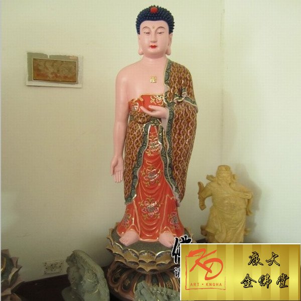 玻璃钢三宝佛，玻璃钢彩绘雕塑 (33).jpg