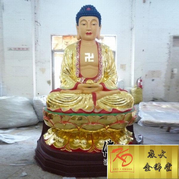 彩绘三宝佛，三宝佛雕塑 (5).jpg