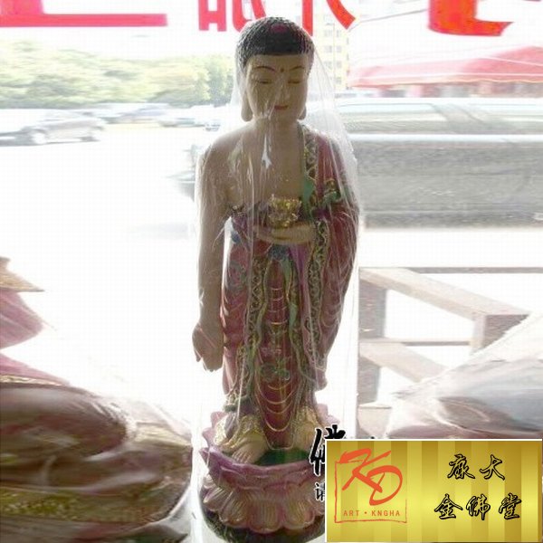 玻璃钢三宝佛，玻璃钢彩绘雕塑 (16).jpg