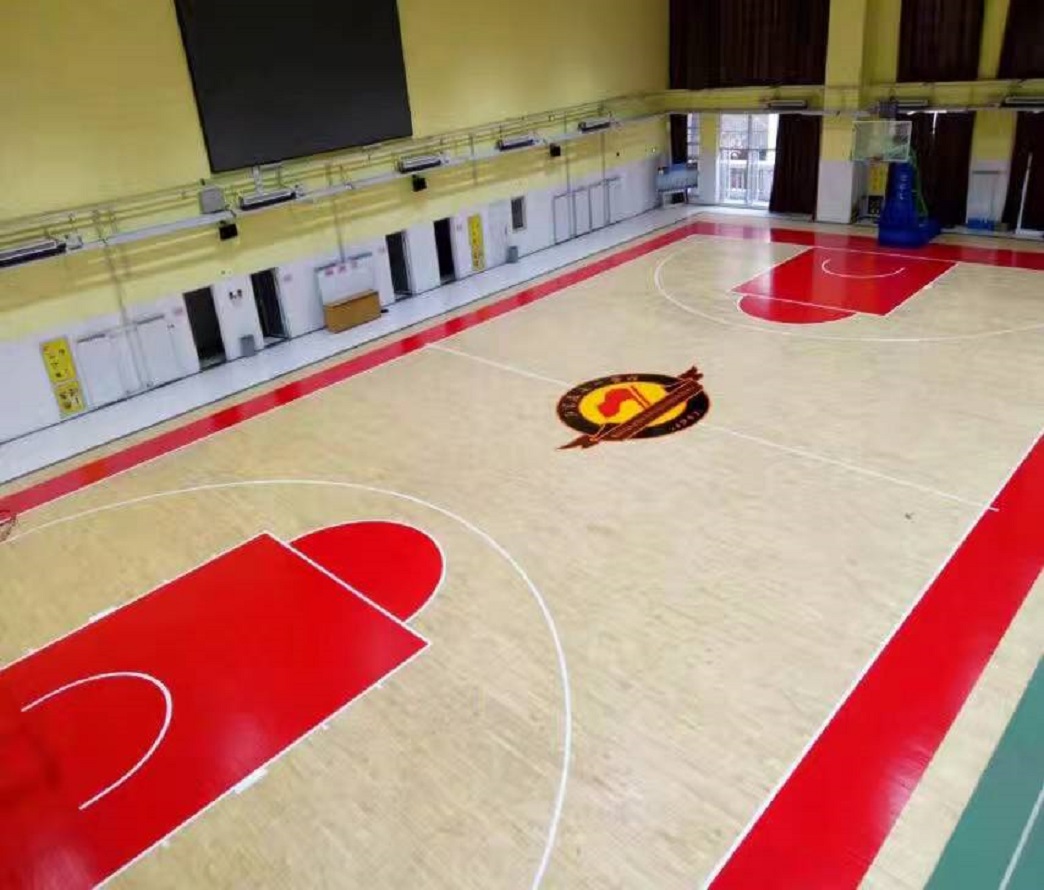 室內籃球場木地板